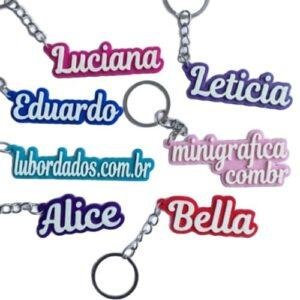 Chaveiros 3D Personalizados